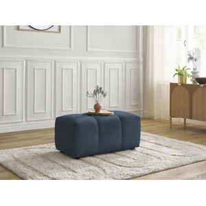 Bobochic pouf roxelane tissu chiné bleu foncé ROXELANEVendu parbobochic-paris