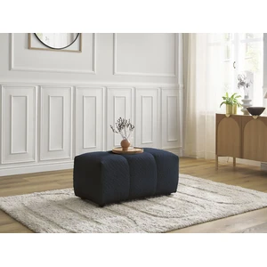Bobochic pouf roxelane tissu bouclette bleu foncé ROXELANEVendu parbobochic-paris