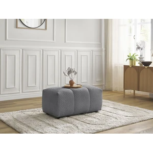 Bobochic pouf roxelane tissu bouclette gris foncé ROXELANEVendu parbobochic-paris