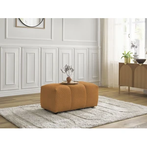 Bobochic pouf roxelane tissu bouclette jaune ROXELANEVendu parbobochic-paris