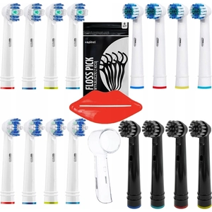 Nelips Oral-B Set de 16 brossettes de rechange compatibles avec BraunVendu parkaufland