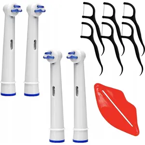 Nelips Brossettes de rechange Oral-B Intercare 4 pièces Têtes de recha...