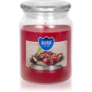 BISPOL Premium Line Chocolate - Cherry bougie parfumée 500 ml pas cher