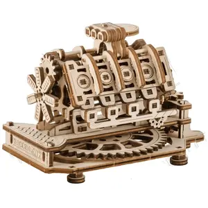 WOODEN.CITY Kit de maquette - WOODEN CITY - Moteur V8 - Bois - Pour adultes - Référence 316 pas cher