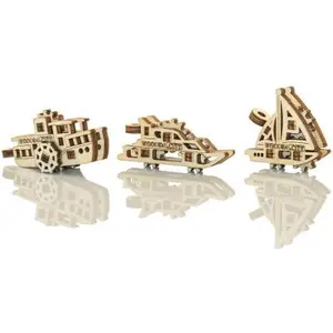 WOODEN.CITY Maquette en bois : petits navires