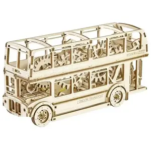 WOODEN.CITY Craenen WOODEN CITY London Bus, WR303, Bouleau, 23,2 x 7 x 11,5 cm pas cher