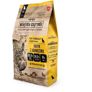 Wiejska Zagroda Nourriture Pour Chiens Avec De La Dinde Et De L´agneau 9kg