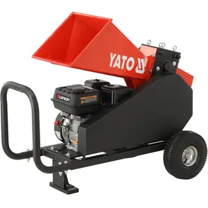 YATO Broyeur de branches thermique Ø100 mm, 196 cm³, moteur LONCIN G200F pas cher