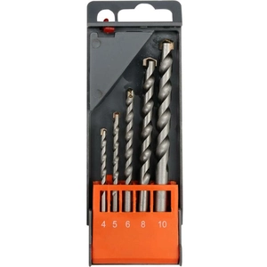 STHOR maçonnerie Foret 23331-Ensemble 4 5 6 8 10 mm pas cher