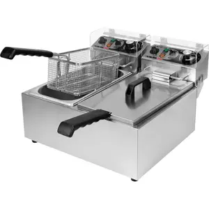 YATO Friteuse Gastro 2x3,5L 2x2000W 425x410x290mm pas cher