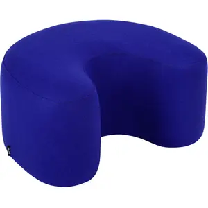 Comparateur de prix : noo.ma Pouf en forme de U en laine, myrtille