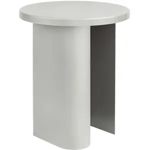 Comparateur de prix : noo.ma Table d'appoint ronde en acier avec cachette, bleu