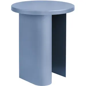 Comparateur de prix : noo.ma Table d'appoint ronde en acier avec cachette, gris