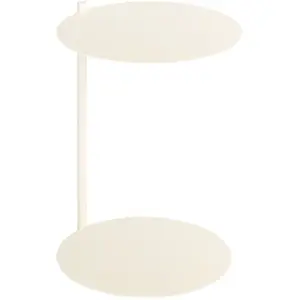 noo.ma Table d'appoint en acier peint par poudrage, beigeVendu parmade-in-design