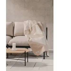 noo.ma Plaid en coton, marron café et beigeVendu parbazarchic