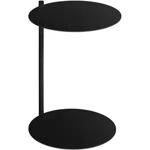 noo.ma Table d'appoint en acier peint par poudrage, noirVendu parmade-in-design