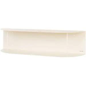noo.ma Etagère murale en acier, longue, beige