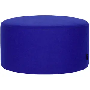 noo.ma Tabouret rond en laine, petit, myrtille pas cher