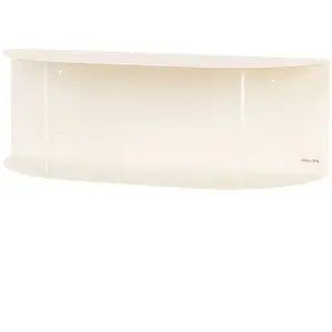noo.ma Etagère murale en acier, courte, beige pas cher