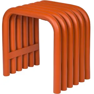 noo.ma Tabouret en acier galvanisé peint par poudrage, orange pas cher