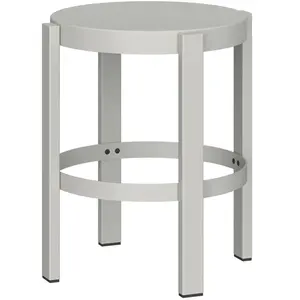 noo.ma Tabouret en acier robuste, gris pas cher