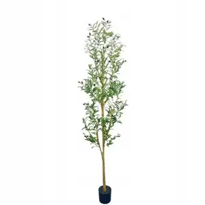 PLANTE ARTIFICIELLE OLIVIER XXL EN POT RÉALISTE 180cm DÉCORATIONVendu parkaufland