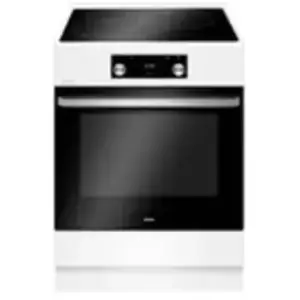 Amica Cuisinière induction 3 foyers four multifonctions catalyse 77L largeur 60CM blanc pas cher