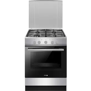 Fagor - cuisinière gaz 74l 4 feux silver  facg2002s - FACG2002S pas cher