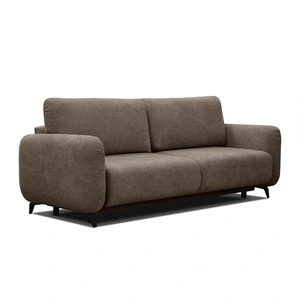 Courtois Laville Canapé convertible 3 places tissu beige pas cher