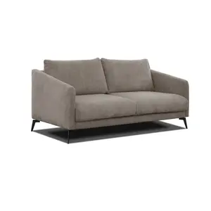 Courtois Laville Canapé droit 3 places tissu beige pas cher