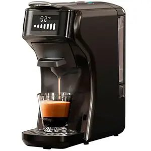HiBREW 5-in-1 Capsule Coffee Maker H1B-Black (Black)