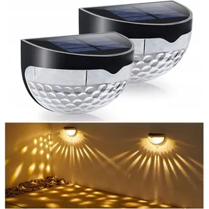 Lampe Murale Solaire Jardin 2pcs 6 Lampes D'Extérieur LedVendu parcarrefour