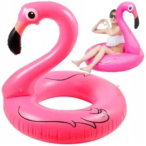 AZARIS Anneau De Gonflage Pour Natation Aquatique Flaming 90 Cm Rose Grand Xxl pas cher