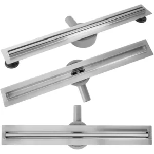 Caniveau De Douche Rea Neox Slim Drain De Douche Nickel Brossé 64 X 9 X 65 CmVendu paramazon
