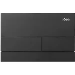 Plaque De Commande Wc Type Rea T Steel Black pas cher