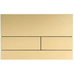 Plaque de commande wc type REA t brush gold pas cher