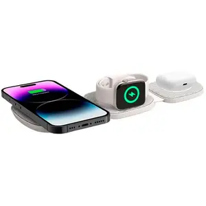 Tech-Protect Qi15W-A32 3In1 Magnetic Magsafe Wireless Charger GrisVendu parkaufland