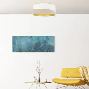 Maco Design Plafonnier Susan, blanc/beige/doré pas cher