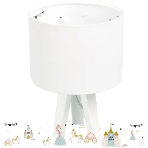 Maco Design Bps Koncept - Lampe de lampe de chambre pour enfants Sweet Dreams 1XE27 Max.40W Velour sur pvc à base de pression Eco-Latex blanc, h: 33 cm Ø22,5 cm pas cher