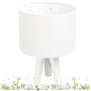 Maco Design Bps Koncept - Lampe de lampe de chambre pour enfants Sweet Dreams 1XE27 Max.40W Velour sur pvc à base de pression Eco-Latex blanc, h: 33 cm Ø22,5 cm pas cher