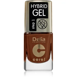 Delia Cosmetics Coral Nail Enamel Hybrid Gel vernis à ongles gel teint... pas cher
