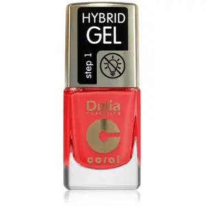 Delia Cosmetics Coral Nail Enamel Hybrid Gel vernis à ongles gel teint... pas cher