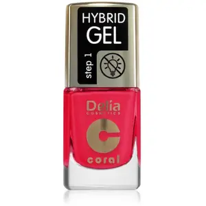 Delia Cosmetics Coral Nail Enamel Hybrid Gel vernis à ongles gel teint... pas cher