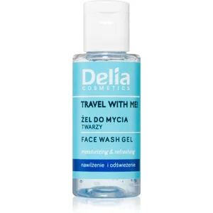 Delia Cosmetics Travel with me gel nettoyant visage 50 ml pas cher