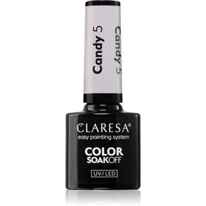 Claresa SoakOff UV/LED Color Candy vernis à ongles gel teinte 5 5 g pas cher