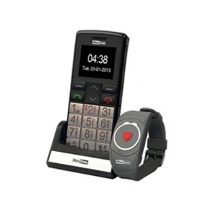 Téléphone mobile sénior grosses touches MAXCOM MM715BB avec bracelet S... pas cher