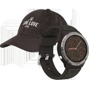 Comparateur de prix : Maxcom Montre connectée FW100 Misty Brown + Casquette