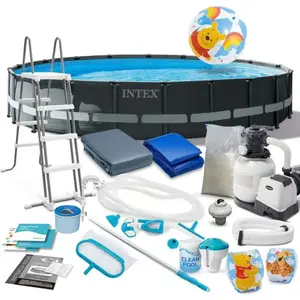 Piscine De Jardin Tubulaire 610x122cm 20 En 1 Intex 26334Vendu parcdiscount