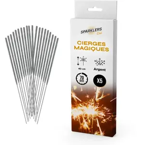 Tropic Cierges magiques pack de 5 (grand modèle) pas cher