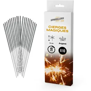 Tropic Cierges magiques pack de 10 pas cher